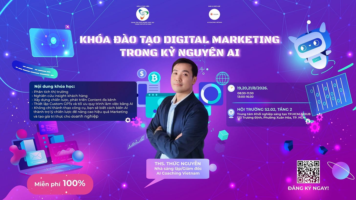 Link chiêu sinh khóa học: https://www.facebook.com/share/p/192JMPjZqE/
