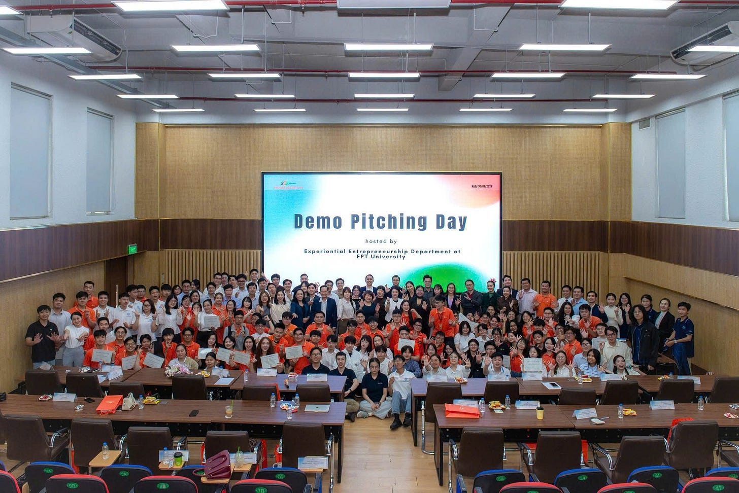AI Coaching Việt Nam tại Demo Pitching Day của Trường Đại Học FPT TPHCM.